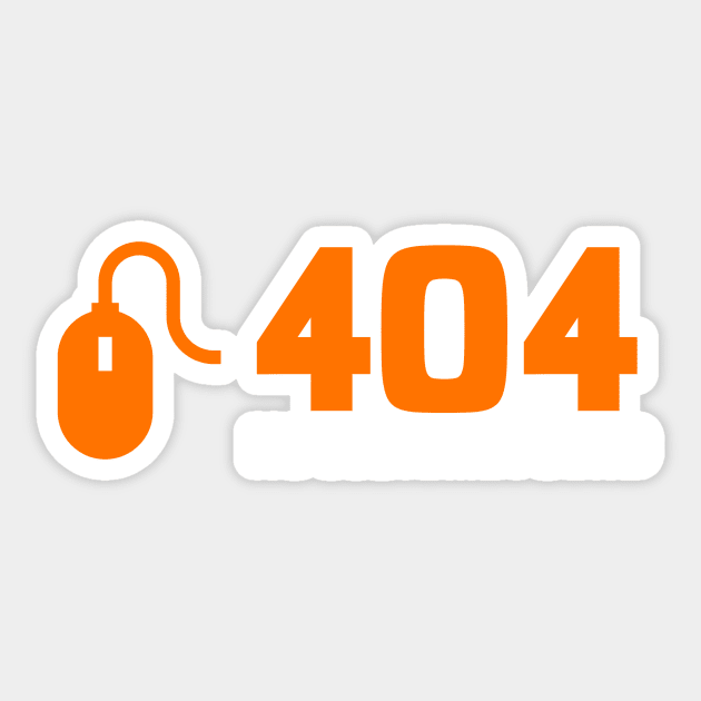 404 Web Developer Costume Sticker by devteez